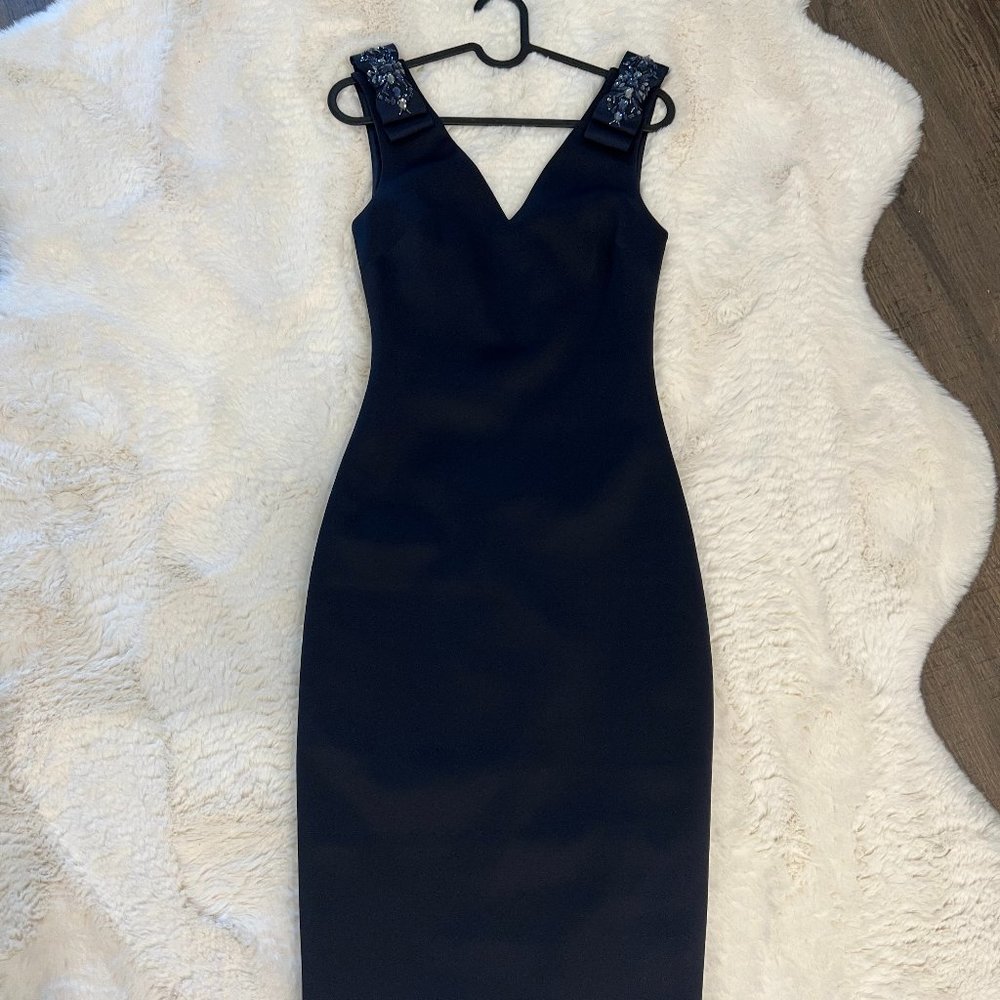 Bodycon Midi Dress Navy blue Ted Baker London